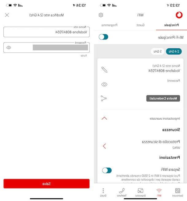 Comment changer le mot de passe de la station Vodafone