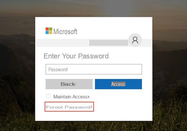 How to recover Hotmail password