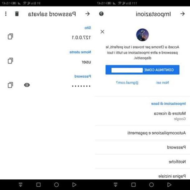 How to see passwords saved on Android