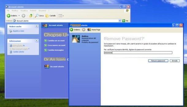 How to remove the password from the PC