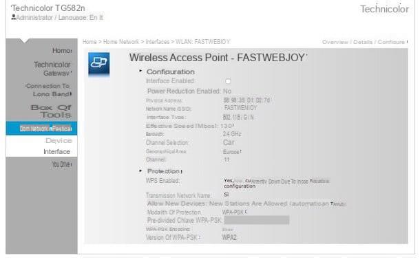 How to change Fastweb WiFi password
